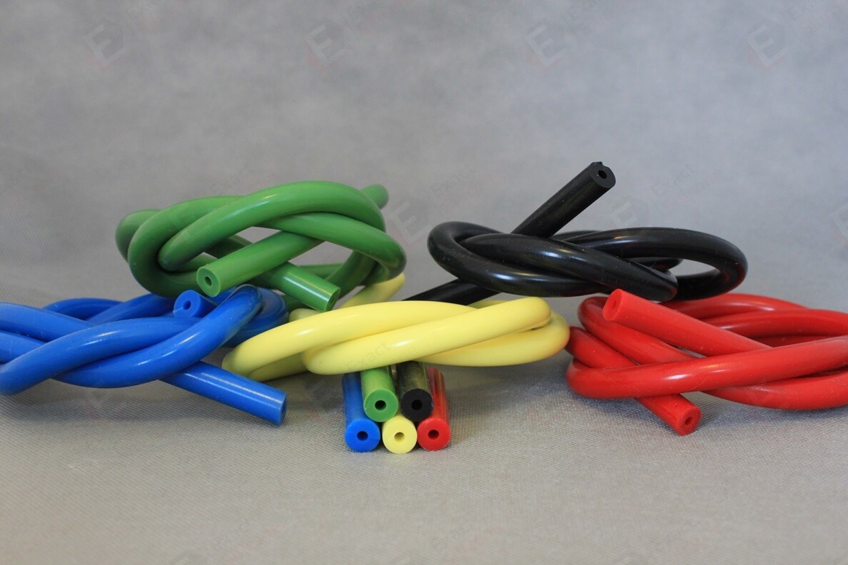 multicolor silicone tubing