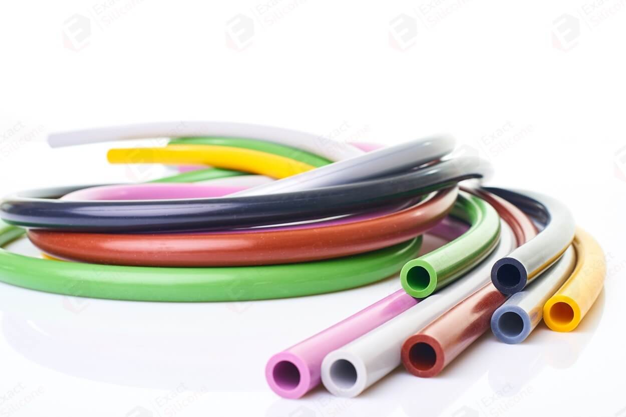 shiny silicone tubing