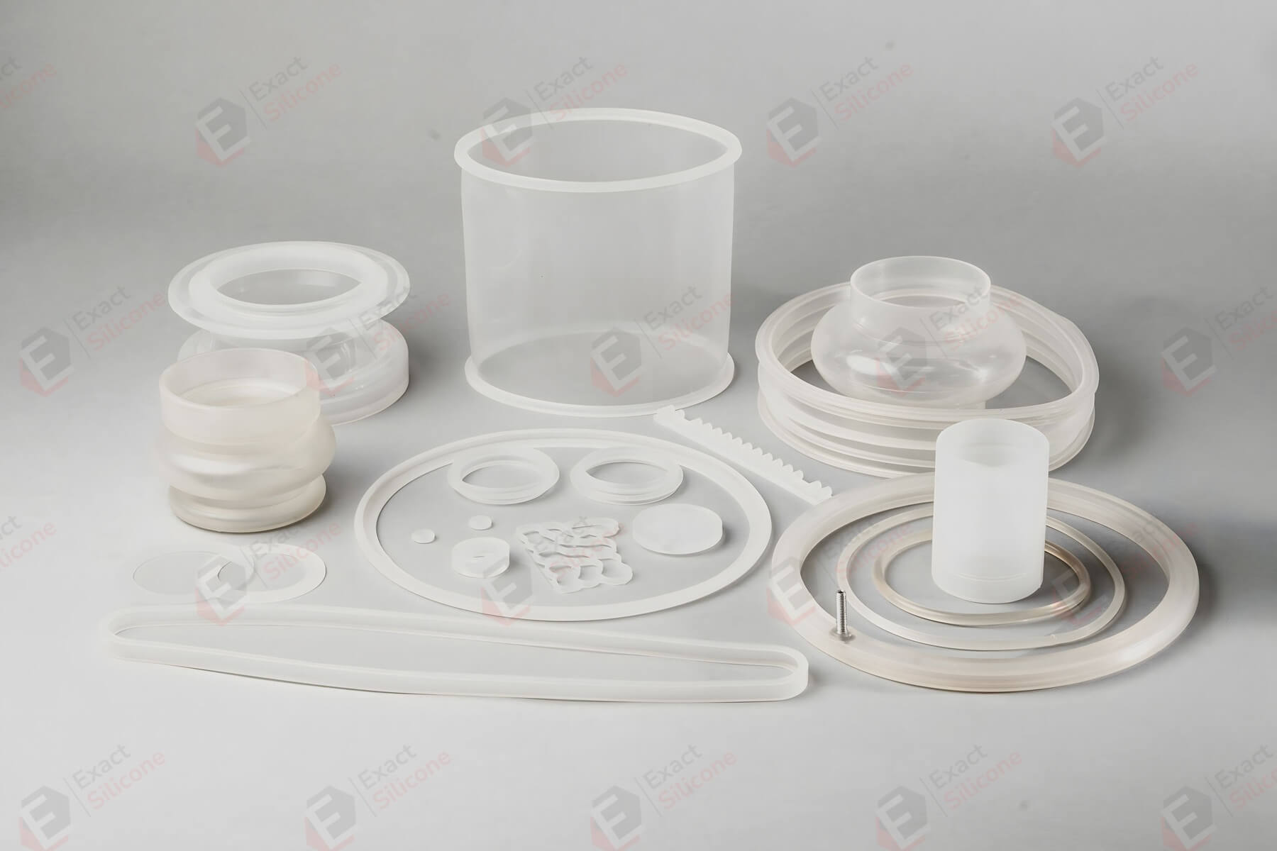 transparent silicone molded products